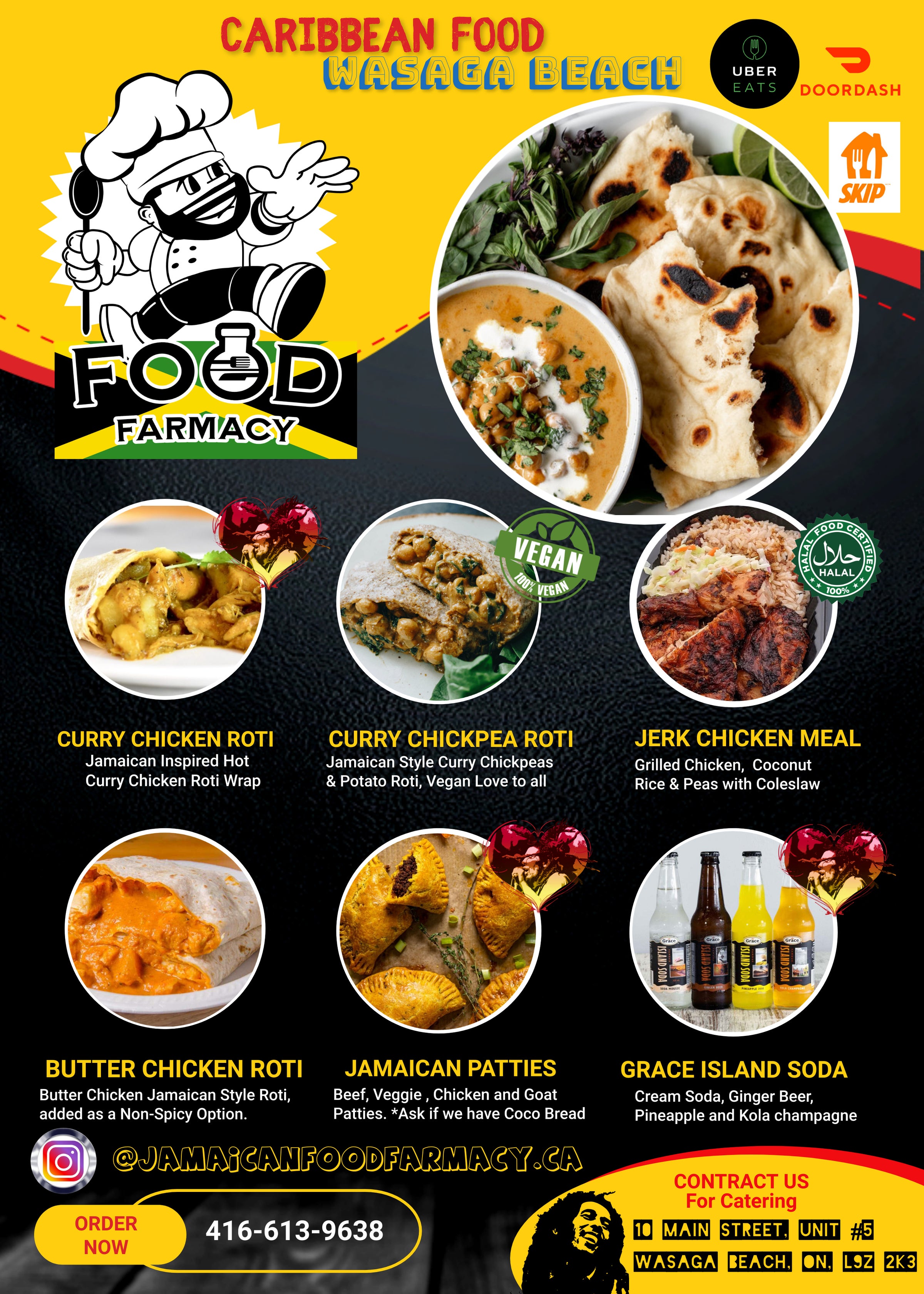 jamaican food menu